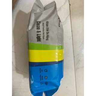 Khăn ướt đa năng HLP Clean & Light gói 40 tờ