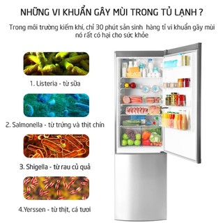 Xịt Khử Mùi Tủ Lạnh FREEME - Loại Bỏ 99% Mùi Hôi Thịt Cá, Rau Củ, Thức Ăn Hỏng | An Toàn, Hiệu Quả