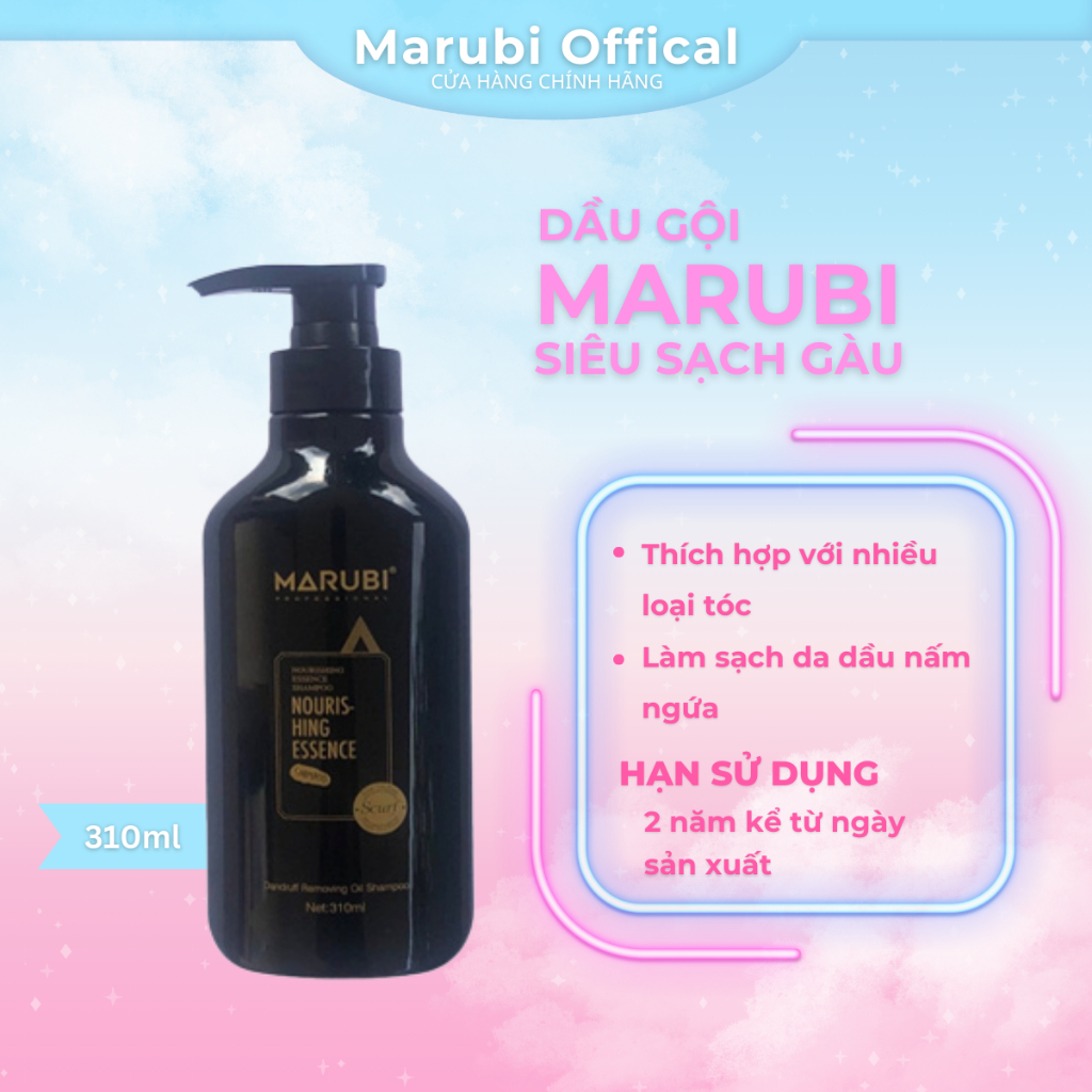 Dầu Gội Marubi siêu sạch gàu 310ml làm sạch gàu da dầu nấm ngứa