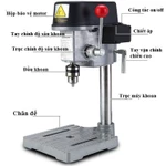 Chọn bộ máy khoan bàn mini 340W 5158B kết hợp ê tô bàn trượt tịnh tiến hai chiều BG6300, động cơ lõi đồng bảo hành 1 năm — ảnh 6