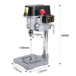 Chọn bộ máy khoan bàn mini 340W 5158B kết hợp ê tô bàn trượt tịnh tiến hai chiều BG6300, động cơ lõi đồng bảo hành 1 năm — ảnh 3