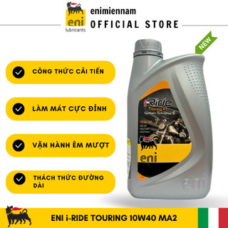 (Nhập khẩu) Nhớt Eni I-Ride Touring 4T 10W40 1L (xe số và moto PKL)