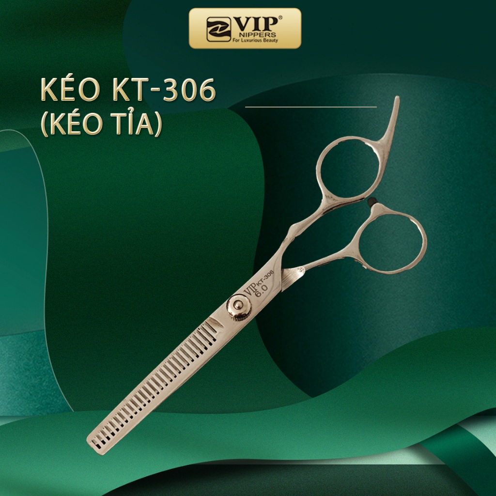 Kéo Cắt Tóc- Kéo Tỉa 6.0 inches Inox VIP, KT-306