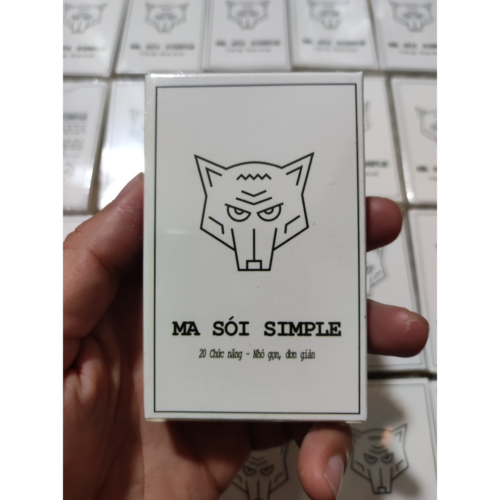 [Sỉ] Bộ Bài Ma Sói Simple TIẾNG VIỆT 21 Lá Giá Từ 8k/Bộ Phù Hợp Chơi 7-20 Người Bạn Bè Tụ Họp