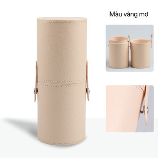 Ống cắm cọ trang điểm có khuy cài với 8 màu dễ lựa chọn