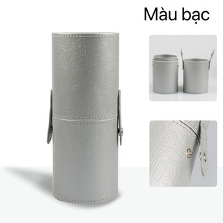 Ống cắm cọ trang điểm có khuy cài với 8 màu dễ lựa chọn