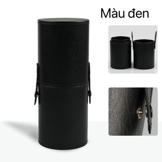 Ống cắm cọ trang điểm có khuy cài với 8 màu dễ lựa chọn