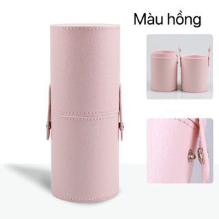 Ống cắm cọ trang điểm có khuy cài với 8 màu dễ lựa chọn