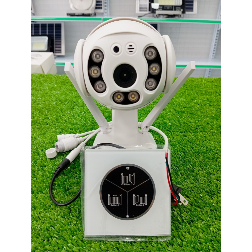 Combo thiết bị điều khiển cửa cổng, cửa cuốn qua giao diện camera Tuya