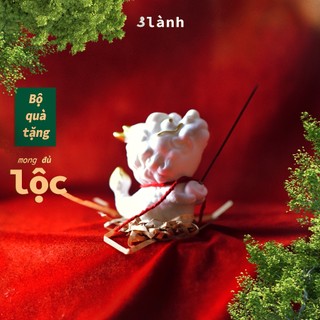 Bộ Quà Tặng Trầm Hương 3 Lành Cao Cấp Lộc Tân Gia Khai Trương An Yên Tài Lộc Phúc Lành Trang Trí Nhà