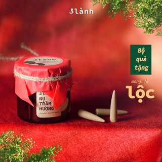 Bộ Quà Tặng Trầm Hương 3 Lành Cao Cấp Lộc Tân Gia Khai Trương An Yên Tài Lộc Phúc Lành Trang Trí Nhà