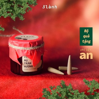 Bộ Quà Tặng Trầm Hương 3 Lành Cao Cấp An Sinh Nhật Mong An Yên Tài Lộc Phúc Lành Trang Trí Nhà Cửa
