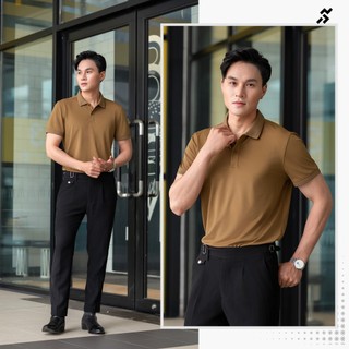 Áo Polo Nam Cao Cấp MENTORIS Vải Thoáng Mát, Form Slim Fit, Bo Cổ Dệt Nổi Sang Trọng MPS203S