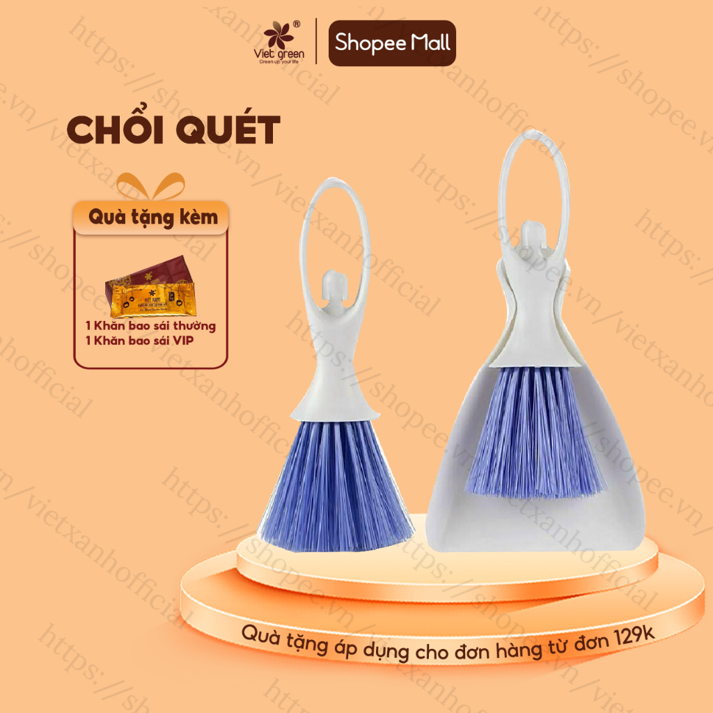 Bộ Chổi Xẻng Mini VIỆT XANH Chổi Quét Ban Thờ, Mặt Bàn, Mặt Tủ | Shopee ...