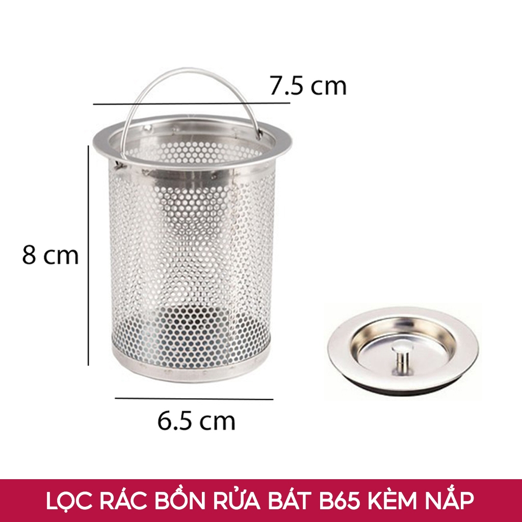 Bịt nắp lọc rác inox nhà tắm JYoohome Giỏ lưới bịt nắp cống chặn rác ...