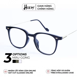 Mắt kính Unisex thời trang HONY - Gọng kính vuông thời trang