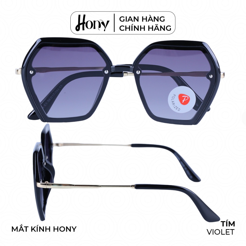 Kính râm Nữ thời trang HONY - Khung viền hợp kim cá tính
