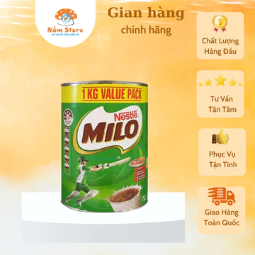 Sữa Bột Nestle Milo Úc 1kg bổ sung năng lượng cho trẻ và người huyết áp thấp
