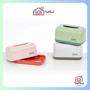 Hộp giấy chữ nhật Hokori 2705, hộp đựng khăn giấy đa năng Việt Nhật cao cấp, Hộp đựng khăn giấy nhiều màu sang trọng