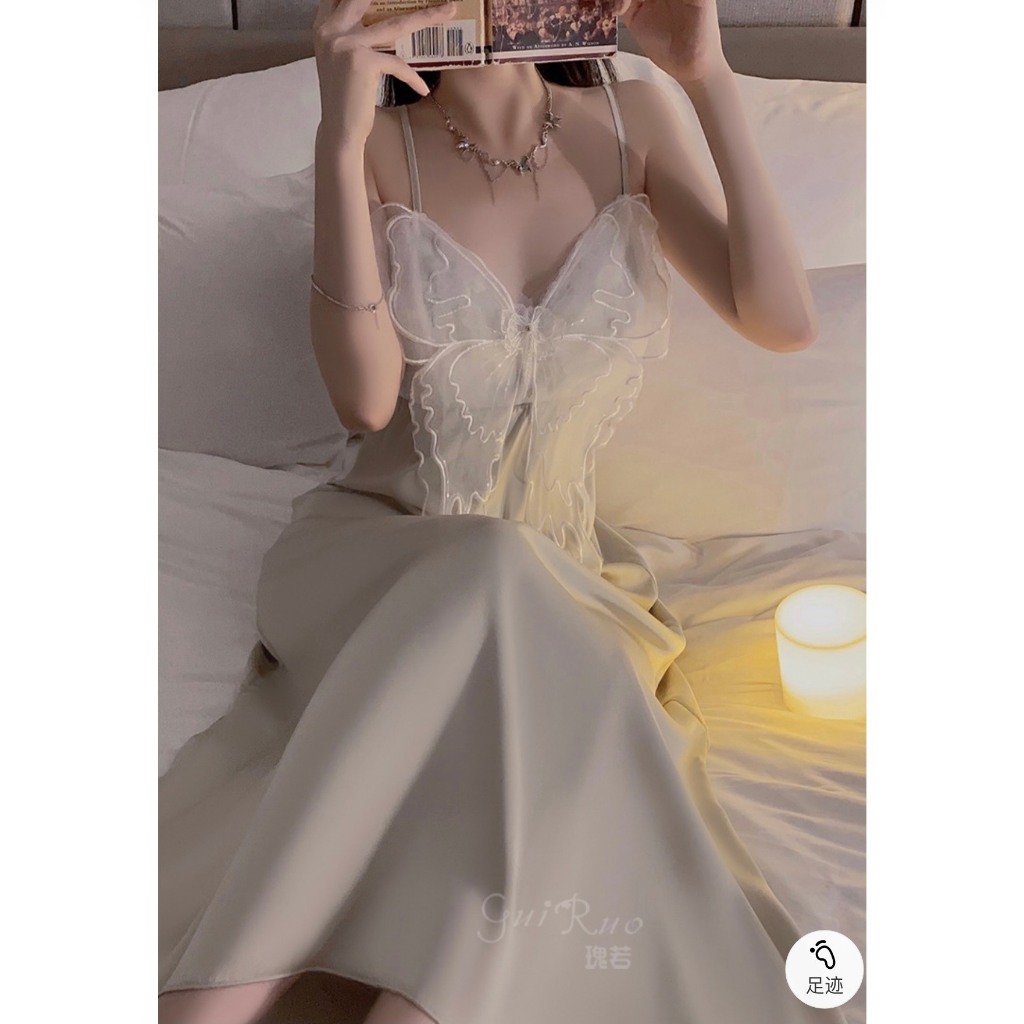 Váy ngủ sexy SLADY Hồ Điệp, Váy Ngủ gợi cảm dáng dài - HV222
