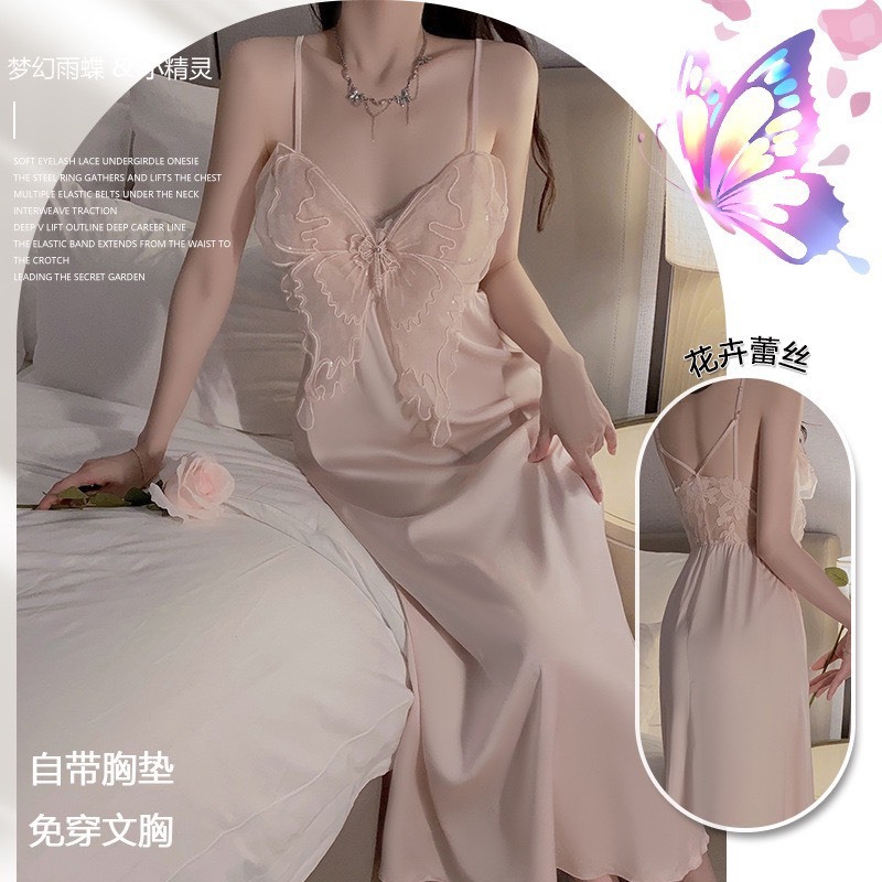 Váy ngủ sexy SLADY Hồ Điệp, Váy Ngủ gợi cảm dáng dài - HV222