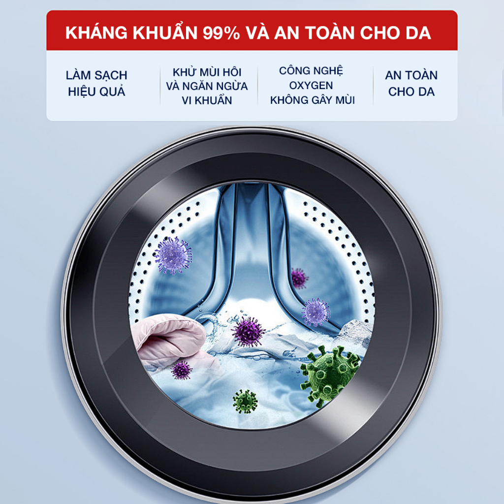 Bột Tẩy Lồng Máy Giặt Cao Cấp CleanZ Giúp Làm Sạch Và Loại Bỏ Cặn Bẩn Hiệu Quả - Hộp 200g