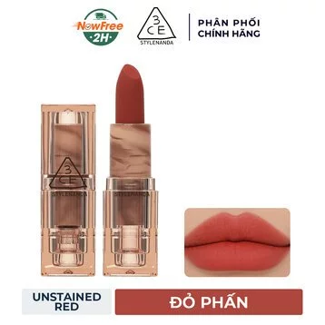 Son Thỏi 3CE Vỏ Trong Suốt Soft Matte Lipstick – Version Deep Under More Deep 3.5g