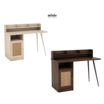 Bàn làm việc Minis gỗ mây, kệ sách và tủ cánh mở đầy đủ công năng, đã lắp đặt sẵn, bảo hành 12 tháng — ảnh 2
