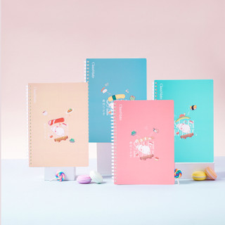 Sổ Lò Xo Mềm Kẻ Ngang A5/B5 CLASSMATE Sushi Rabit 200 Trang Thiết Kế Lò Xo Nhựa Mềm An Toàn 20-034A5/B5