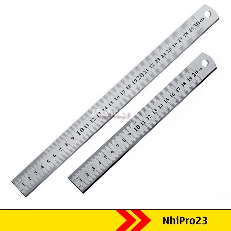 Thước kẻ lá inox 20cm 30cm loại dầy chất lượng cao | Shopee Việt Nam