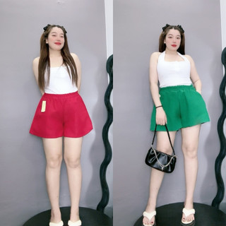 Quần đùi Bigsize lưng thun dáng chữ A có túi co giãn chất vải xốp mềm nhẹ thoáng mát Q15