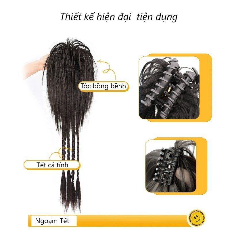 Tóc Giả Ngoặm iAn, Tóc ngoặm cột cây dừa cao cấp