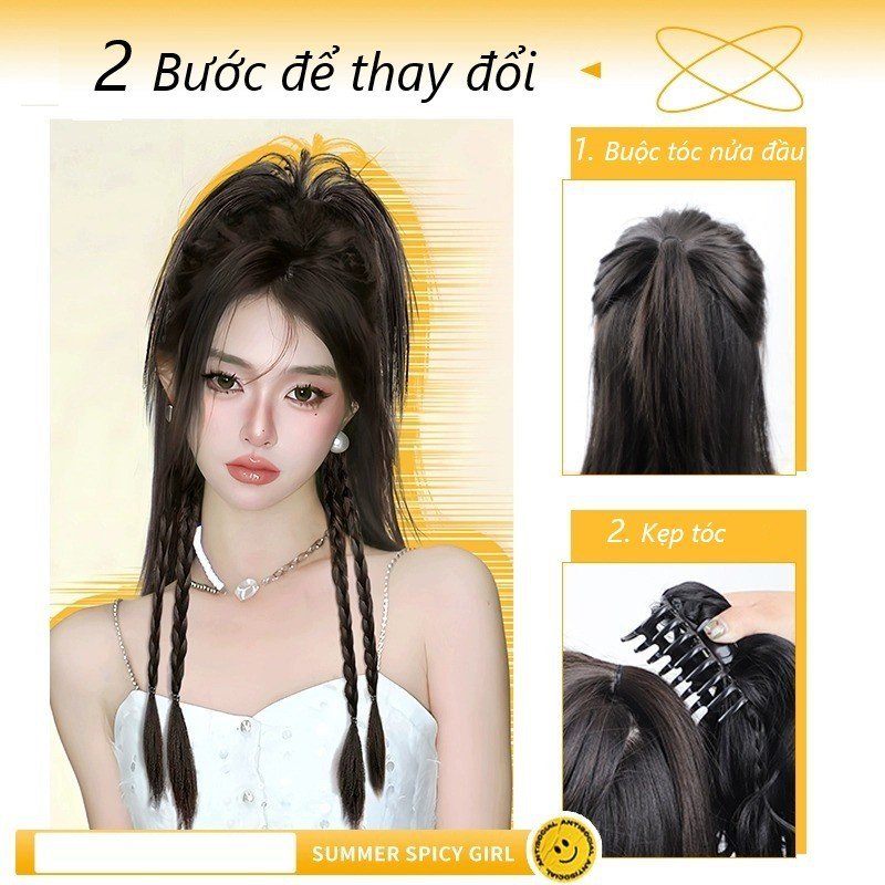 Tóc Giả Ngoặm iAn, Tóc ngoặm cột cây dừa cao cấp