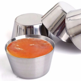 Combo 10 Khuôn Làm Bánh Plan Kèm Nắp Nhựa Chất Liệu Inox Cao Cấp