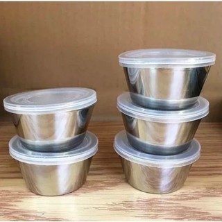 Combo 10 Khuôn Làm Bánh Plan Kèm Nắp Nhựa Chất Liệu Inox Cao Cấp