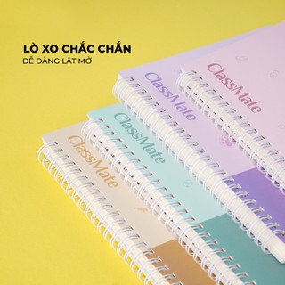 Sổ Lò Xo Kẻ Ngang A5/B5 CLASSMATE Lazy Kitten 200 Trang, Sổ Tay Bìa Cứng Dùng Ghi Chép, Take Note, Bujo 20-007A5/B5