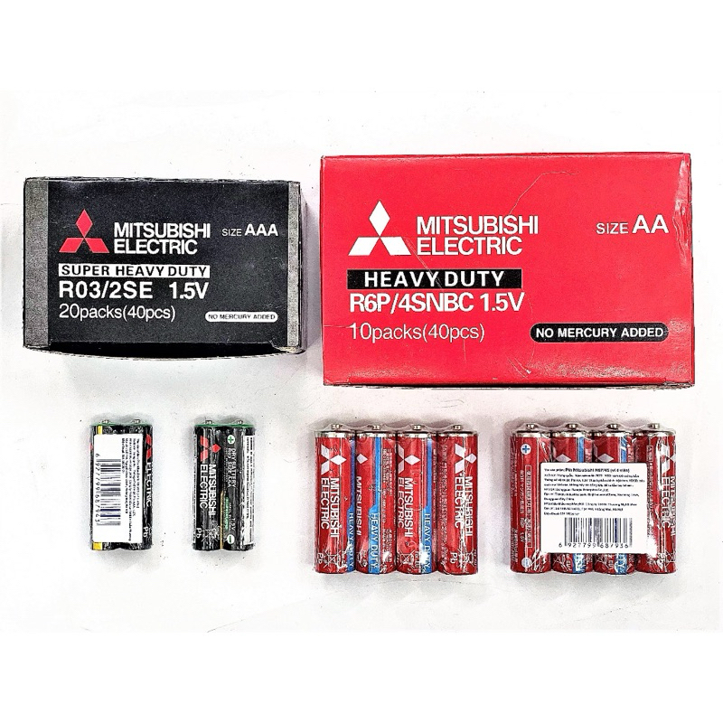 Pin MITSUBISHI 2AA/AAA Chính Hãng | Shopee Việt Nam