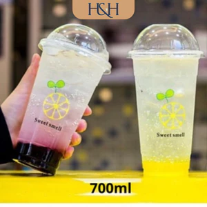 Cốc nhựa PP 360ml, 400ml, 500ml, 700ml Phi 95 Đựng Trà Sữa, Nước Ép, Cafe Chịu Nhiệt- Tổng Kho Hải Hạnh