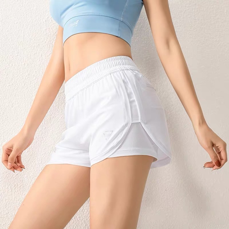 Quần đùi thể thao vạt tròn 2 lớp nữ phù hợp chơi boxer tập gym, chạy bộ, yoga, aerobic... của YOU SPED(QL028)