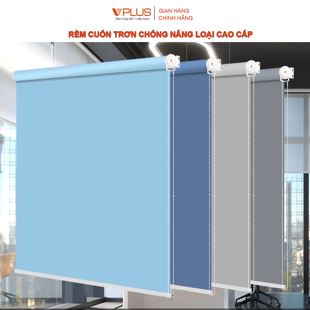 Rèm cuốn chống nắng VPLUS cản nhiệt che nắng cửa sổ phòng ngủ khách văn ...