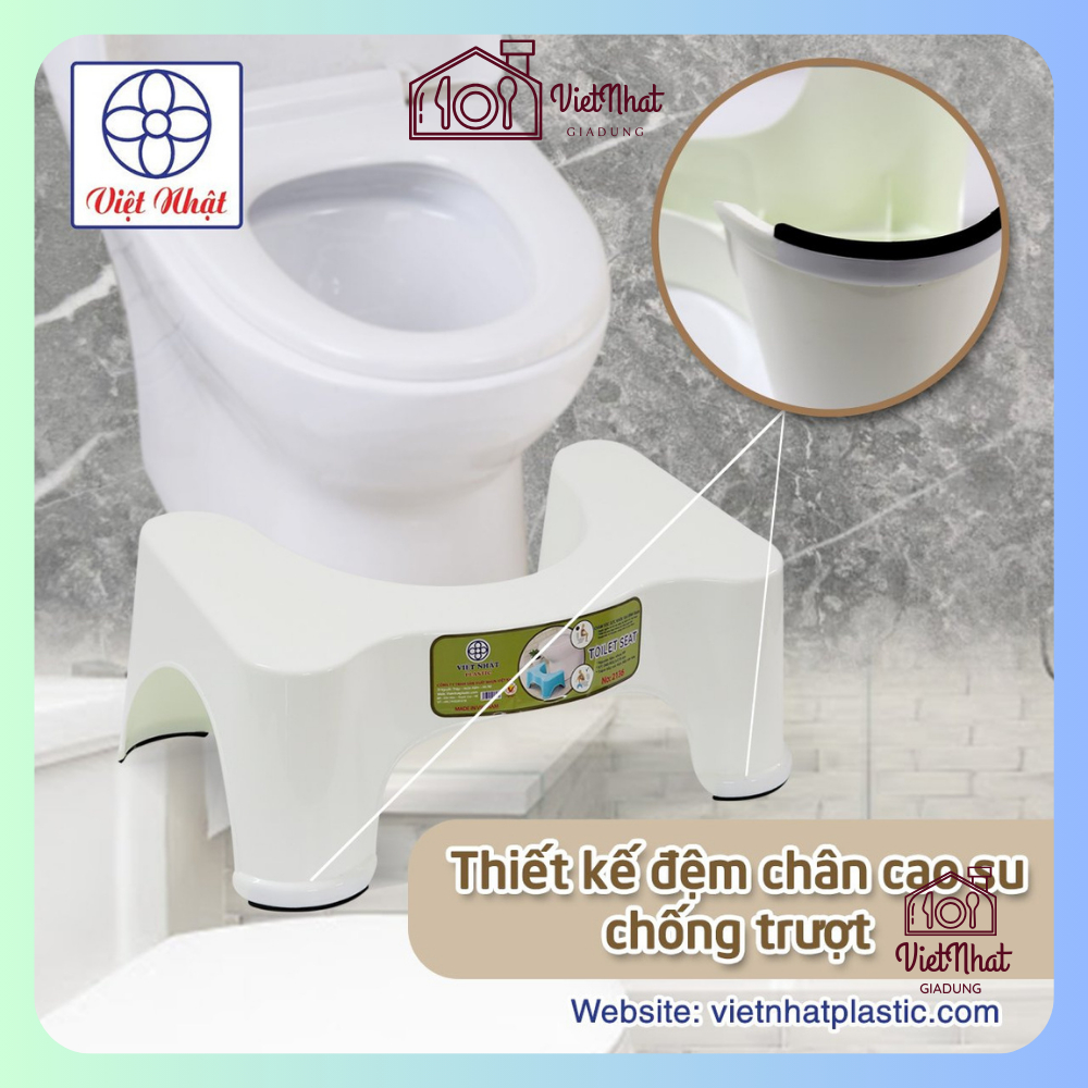 Ghế Kế Chân Toilet 2136, Ghế Hỗ Trợ Đi Vệ Sinh Cải Thiện Sức Khỏe Cho Người Dùng