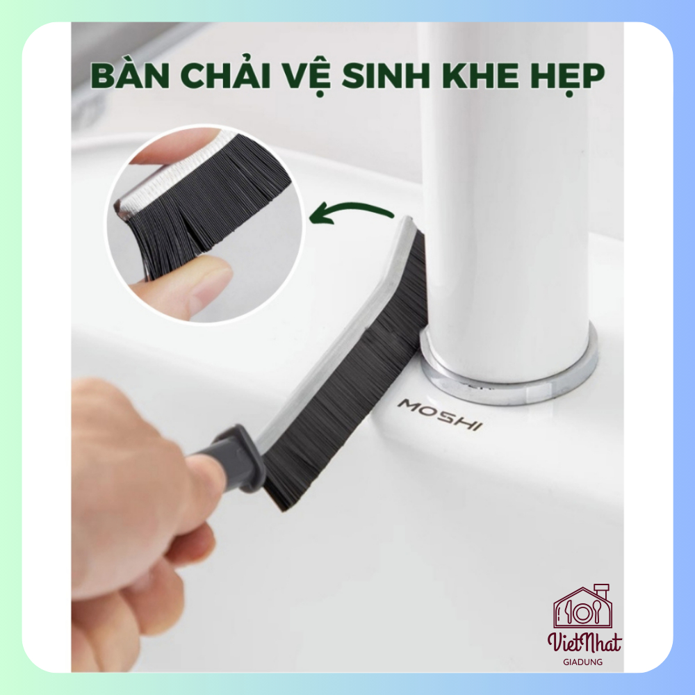Bàn Chải Vệ Sinh Khe Hở Góc Chết Đa Năng Cọ Vệ Sinh sạch mọi vết bẩn góc bếp và phòng tắm đa năng tiện lợi