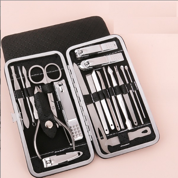 Bộ Dụng Cụ Cắt Móng Tay bấm móng chân 19 Món Cao Cấp - BMT006b