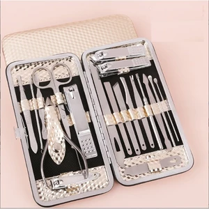 Bộ Dụng Cụ Cắt Móng Tay bấm móng chân 19 Món Cao Cấp - BMT006b