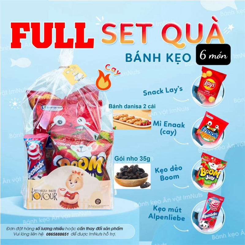 Sét quà bánh kẹo .set quà sinh Nhật cho bé sỉ | Shopee Việt Nam