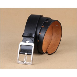 Thắt lưng da nam Broobelt mặt khóa kim loại không gỉ phù hợp công sở, đi làm, đi học bản dây 3.8cm