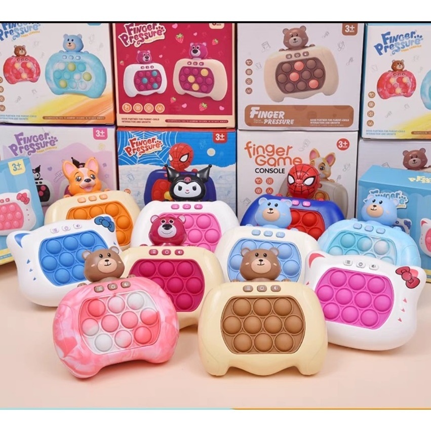 Pop it Điện Tử Thế Hệ Mới, Máy Chơi Game Popit Nhiều Level Có Đèn Nhạc Luyện Tay Mắt Phù Hợp Mọi Lứa Tuổi-Đồ Chơi PUKAPI