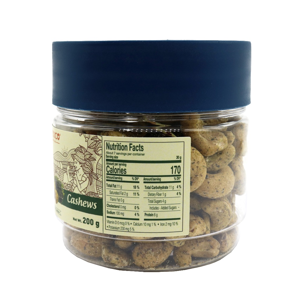 Hạt điều LAFOOCO rong biển Seaweed Flavoured Cashews