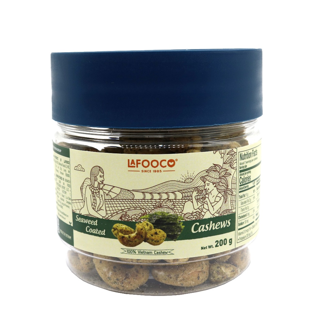 Hạt điều LAFOOCO rong biển Seaweed Flavoured Cashews