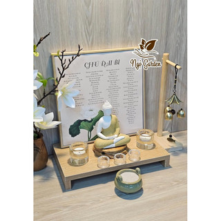 Đế kê tượng phật, đế kê tượng, kệ để máy tính, màn hình, đa năng gỗ thông chất lượng cao, dễ dàng vệ sinh lau dọn